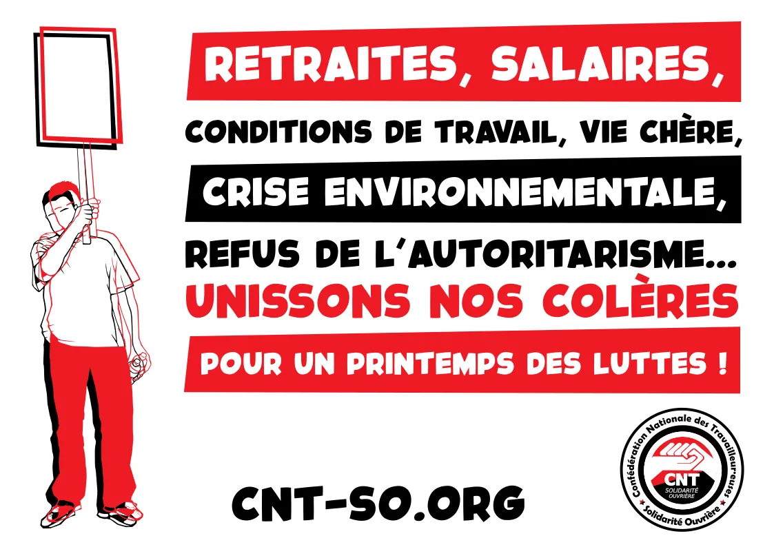Unissons nos colères et organisons-nous pour un 1er mai révolutionnaire et un printemps de lutte !