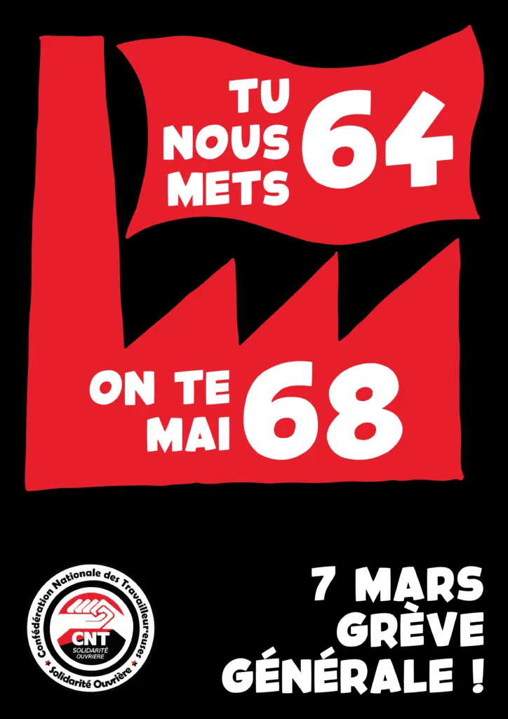 Grève générale ! Le 7 mars et après : bloquons le pays !