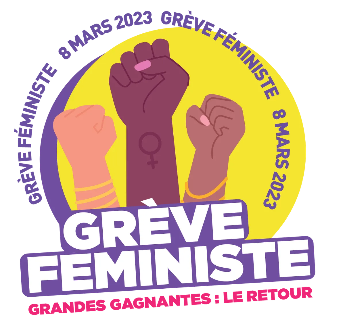 08 mars 2023. Appel unitaire à la grève féministe !