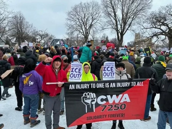 Minneapolis : mobilisation syndicale anti-raciste