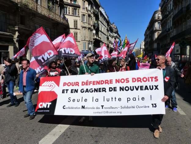 1er mai 2015, manifestation unitaire, à Marseille, 10H, place de la Joliette