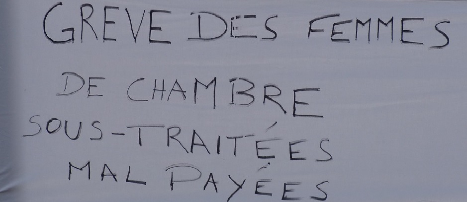 Mouvement de grève reconductible des femmes de chambre de l’appart’city Euromed
