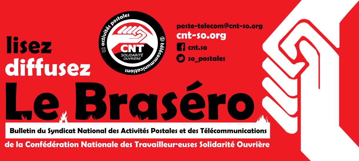 Bulletin de la CNT-SO des activités postales & télécommunications n°2