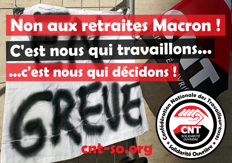 Retraites Macron : c’est toujours NON !
