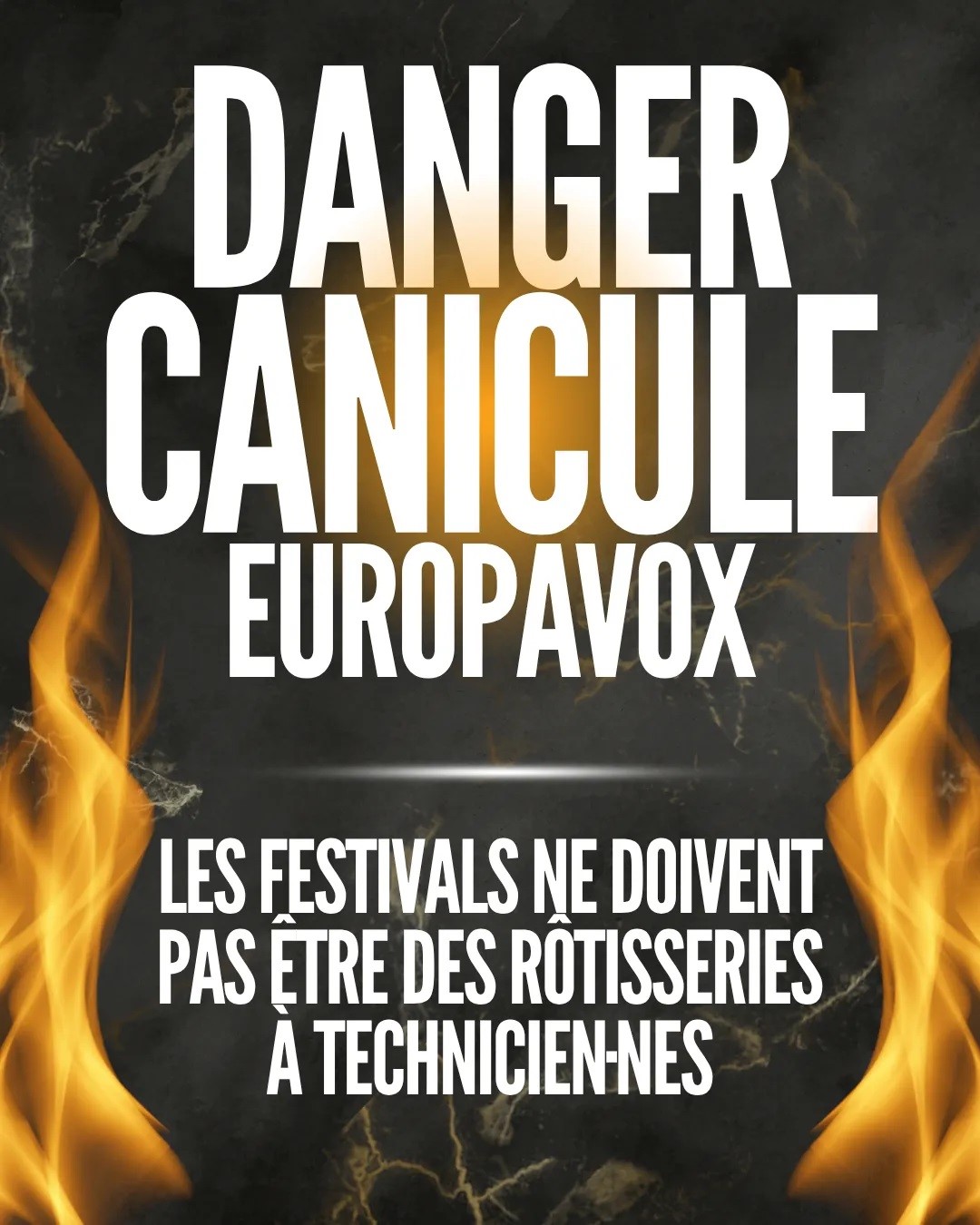 Festival Europavox (Clermont-Ferrand) : mobilisation des technicien-nes du spectacle pour garantir leur intégrité contre les fortes chaleurs