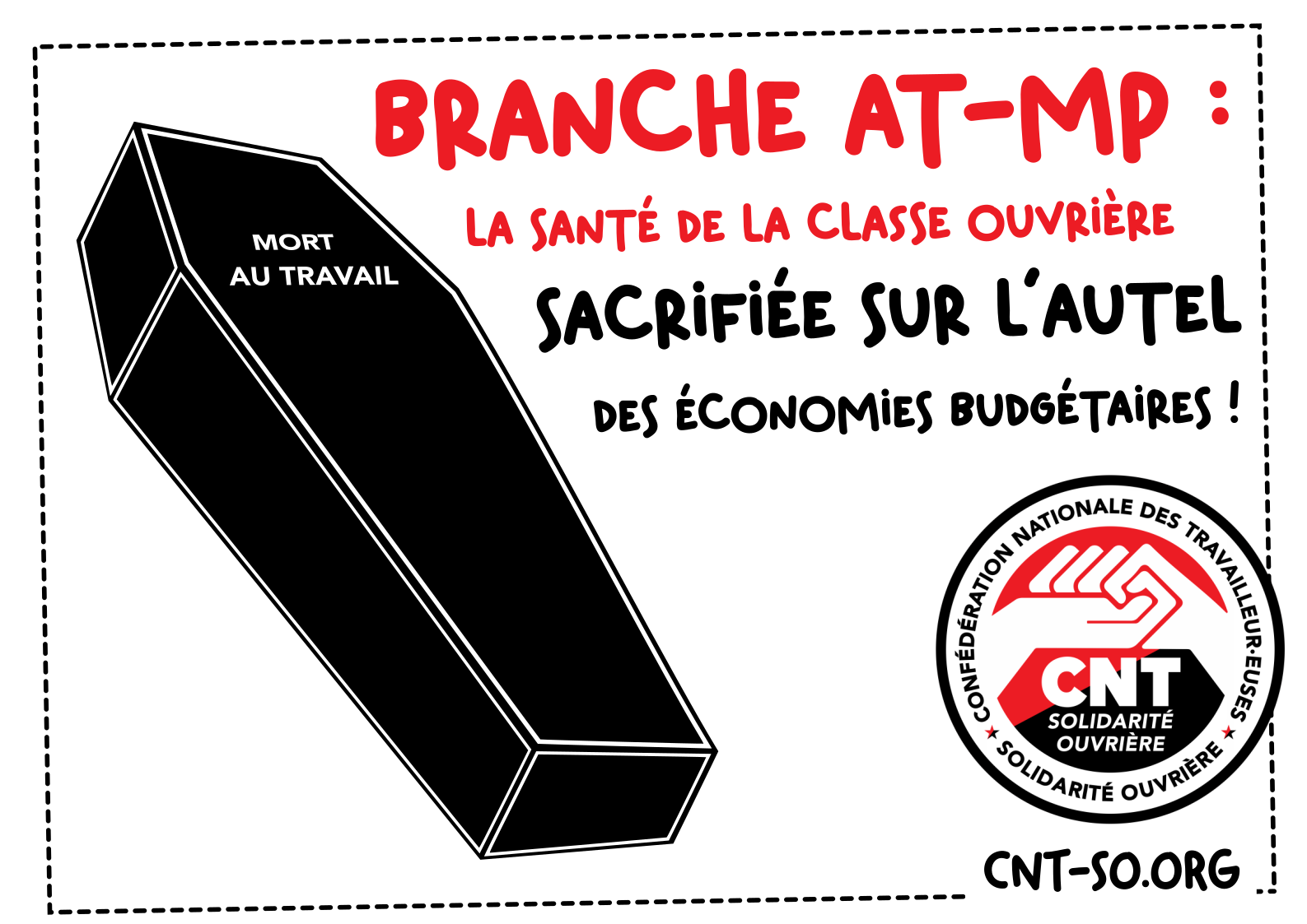 Branche AT-MP : La santé de la classe ouvrière sacrifiée sur l’autel des économies budgétaires !