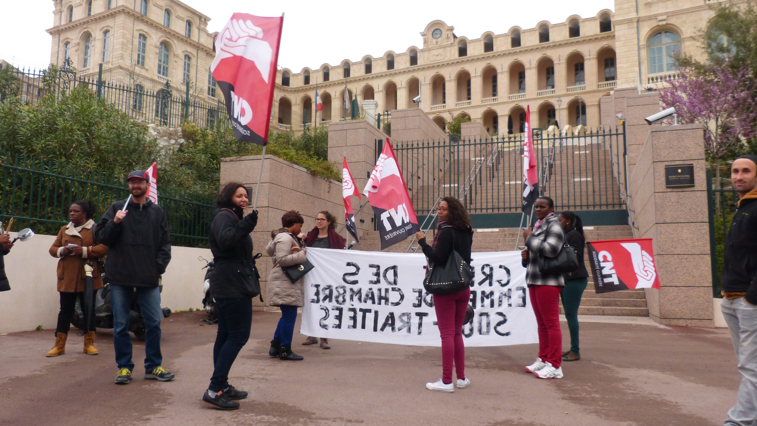 De Clichy à Marseille les "invisibles" de la sous-traitance hôtelière se font entendre ! Rassemblement samedi 20/01 à Marseille