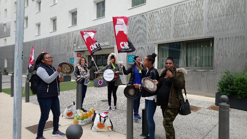Hôtel Marriott Prado Vélodrome, les femmes de chambre en grève pour des salaires dignes !