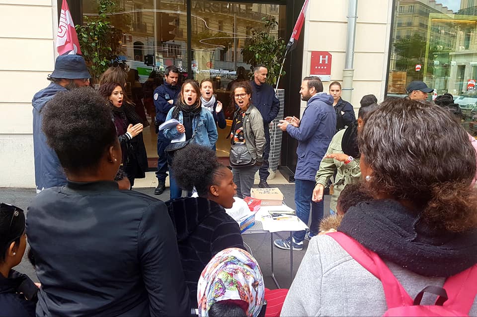 Violences policières et expulsions illégales du piquet de grève au NH Collection Marseille : que protège la police ?