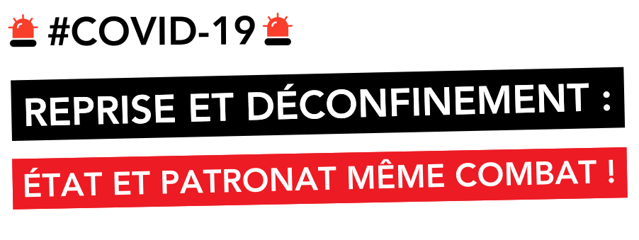 Communiqué confédéral du 15/05/20