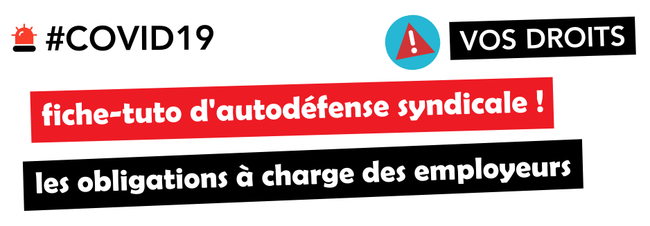 COVID-19 : les obligations à charge des employeurs