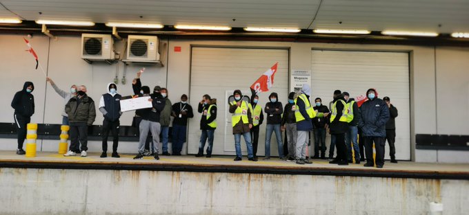 Solidarité avec les salariés SAFEN AEROLOG (ONET) Roissy