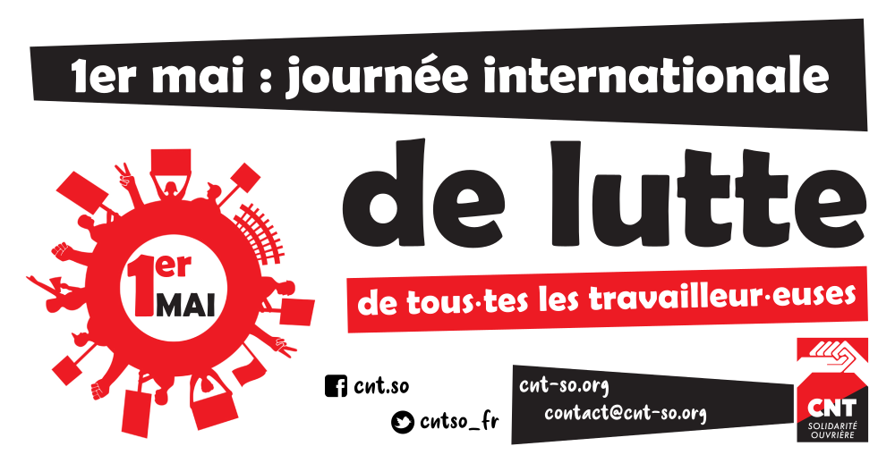 1er mai : journée internationale de lutte des travailleurs et travailleuses