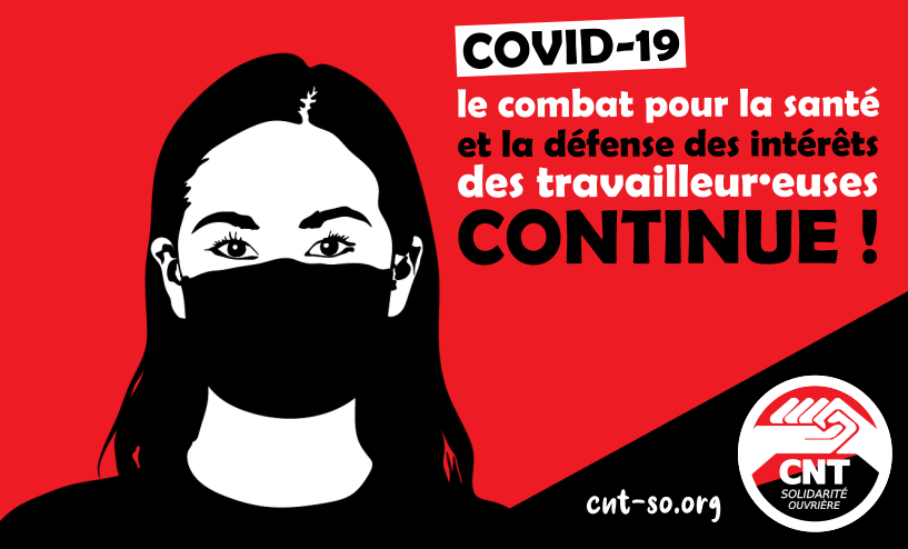 Politique sanitaire : communiqué de la CNT-SO