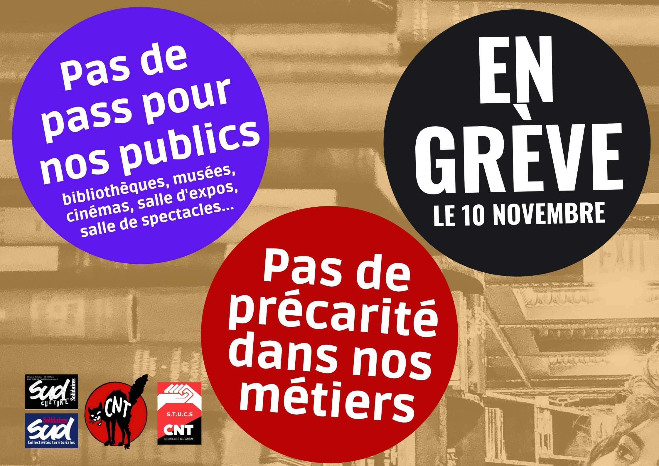 Pass sanitaire : les travailleur-euses de la Culture et du spectacle revendiquent la #CulturePourTous