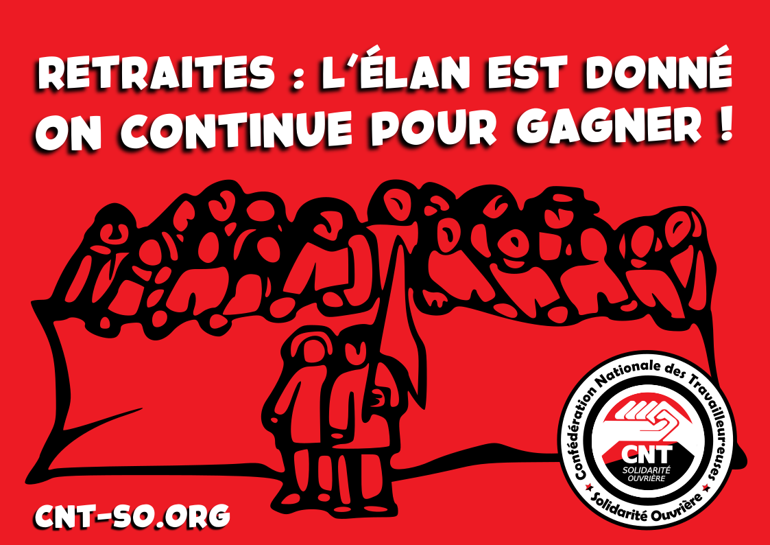 Retraites : l’élan est donné, on continue pour gagner !