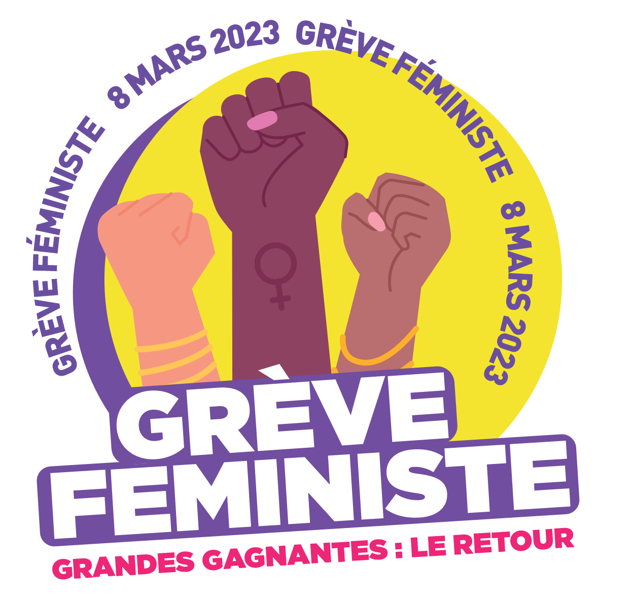 08 mars 2023. Appel unitaire à la grève féministe !