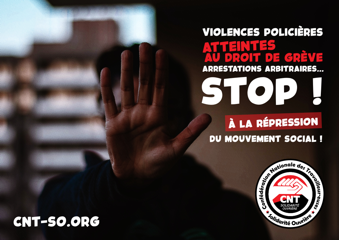 Communiqué de la CNT-SO 86