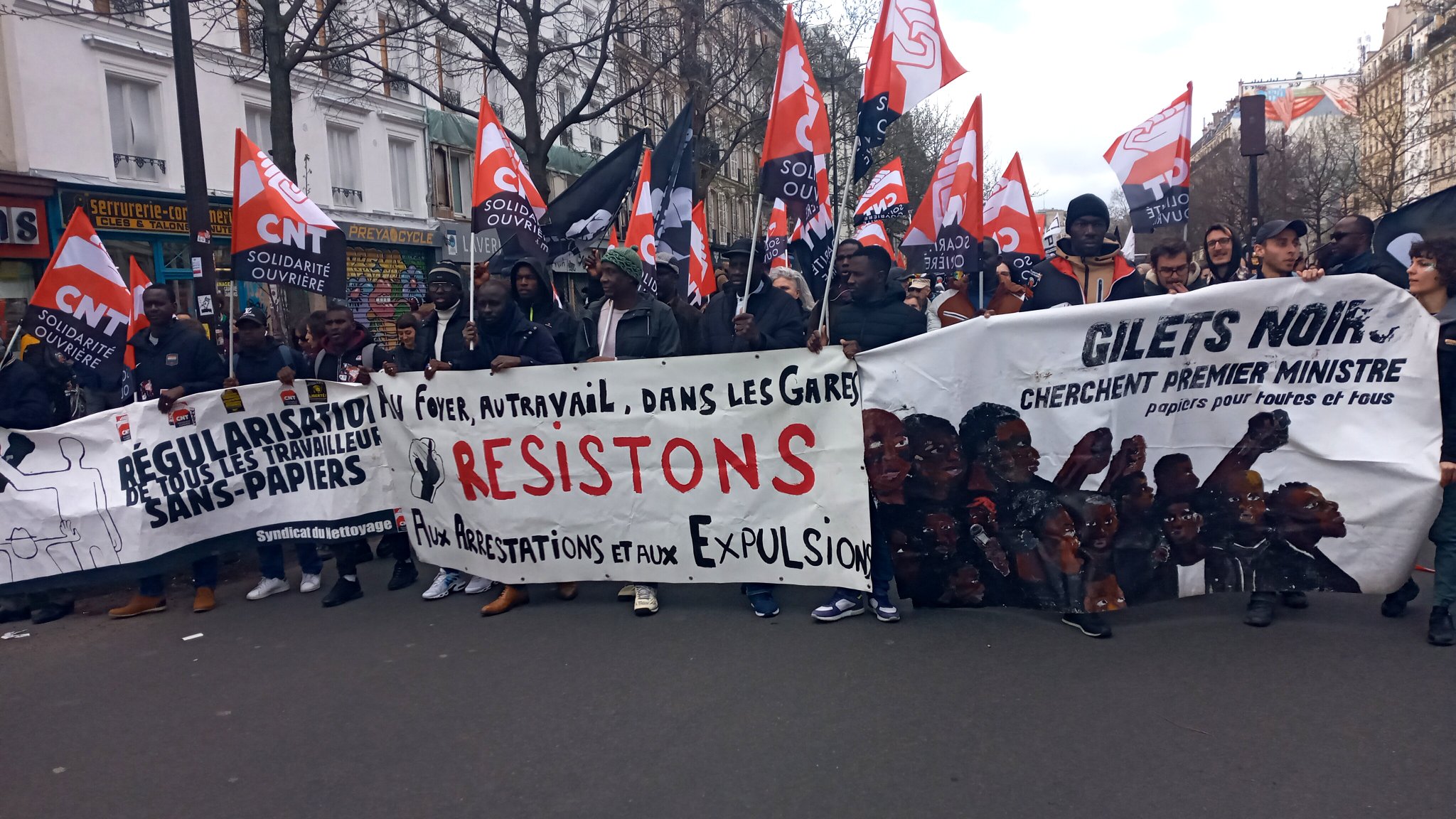 Contre l'exploitation : autodéfense immigrée ! Non à la loi Darmanin !