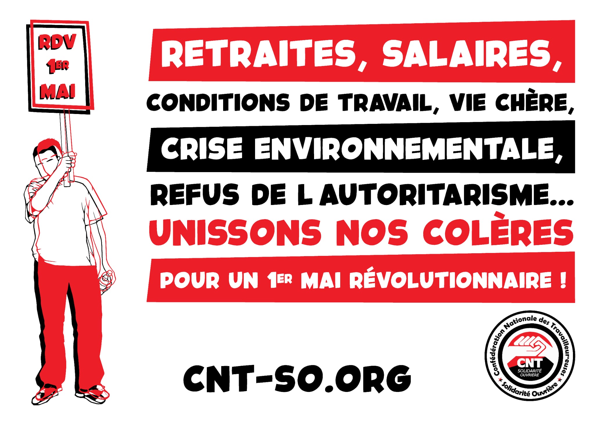 Unissons nos colères et organisons-nous pour un 1er mai révolutionnaire et un printemps de lutte !