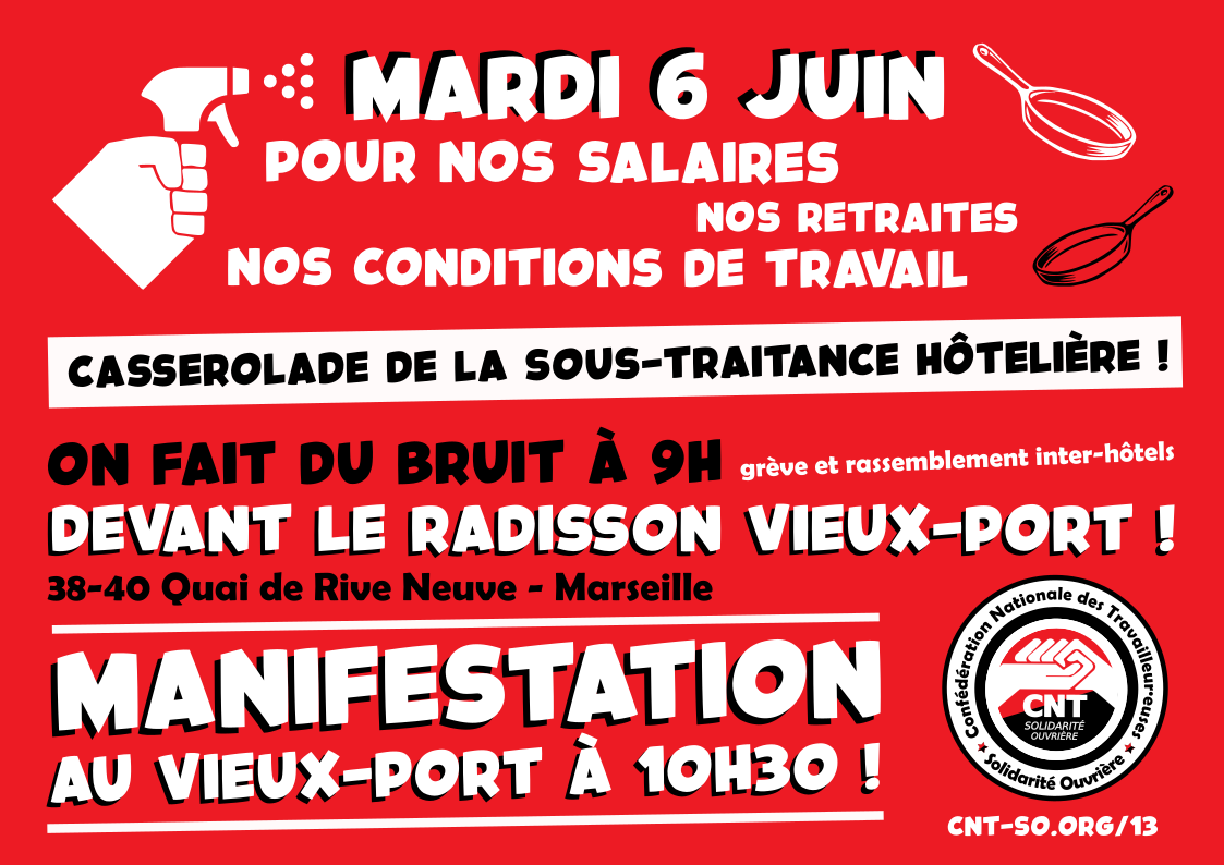 Casserolade de la sous-traitance hôtelière marseillaise