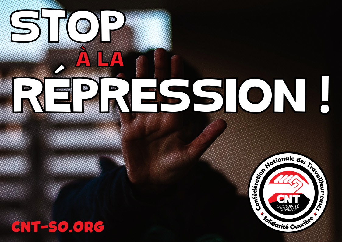 Communiqué de presse : Soulevons-nous contre la répression et la fuite en avant autoritaire !