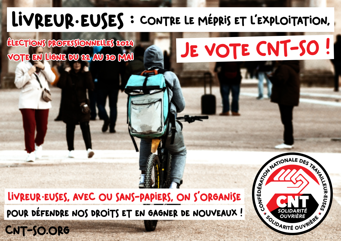 Livreur·euses, avec ou sans-papiers, on s’organise pour défendre nos droits et en gagner de nouveaux !