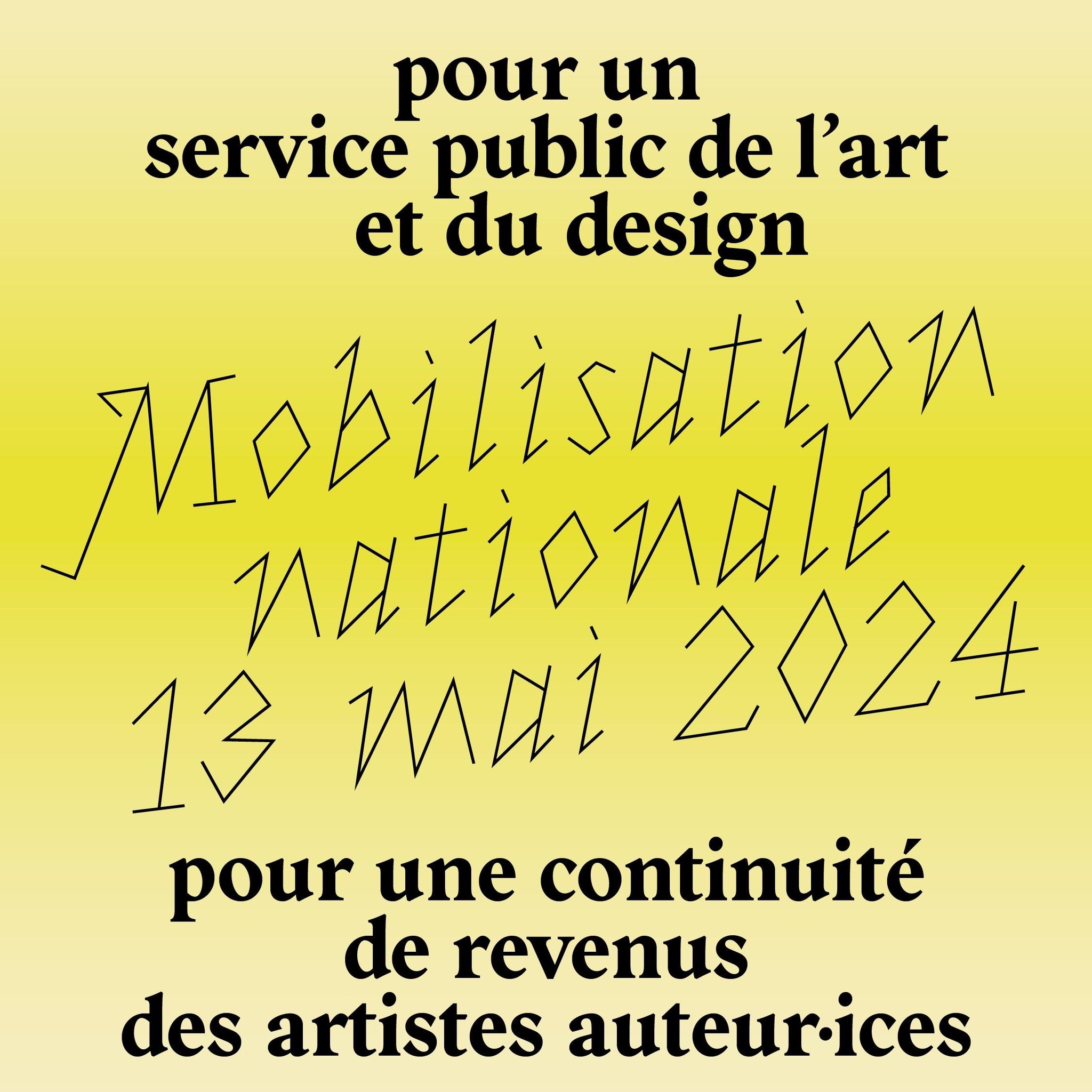 Culture : mobilisation nationale le lundi 13 mai