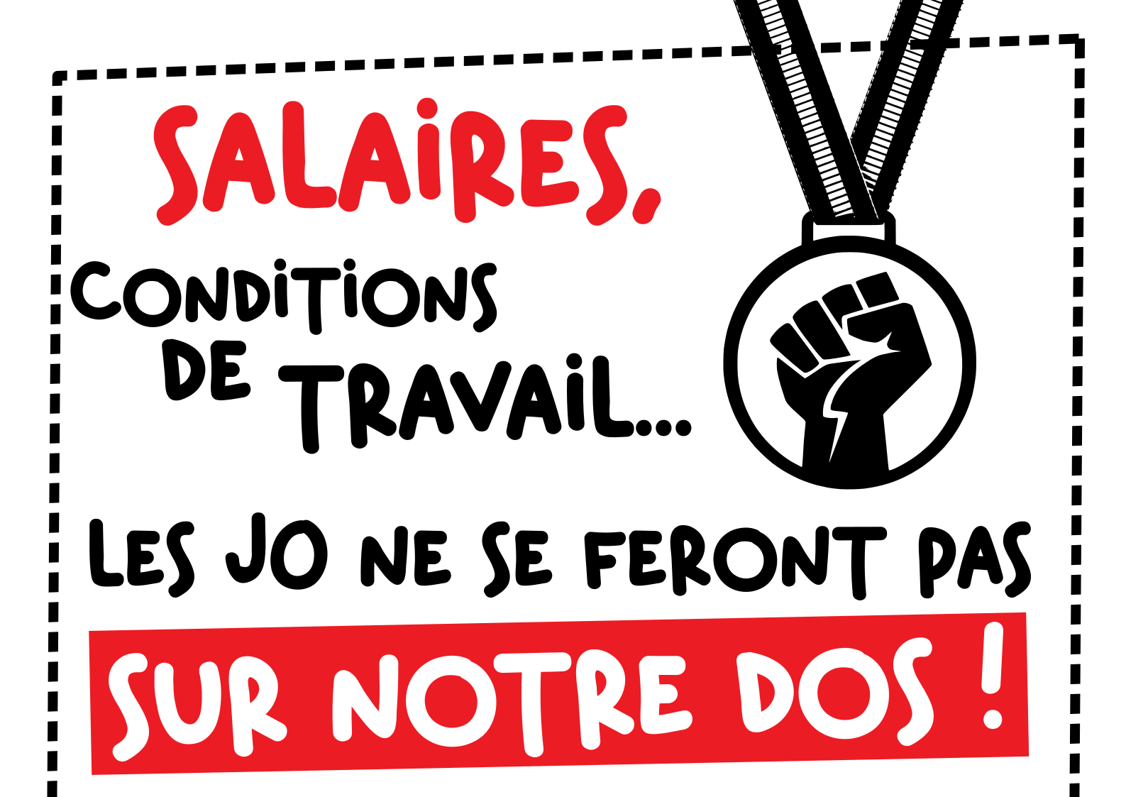 JEUX OLYMPIQUES : pour nos salaires et nos conditions de travail, faisons la course en tête!