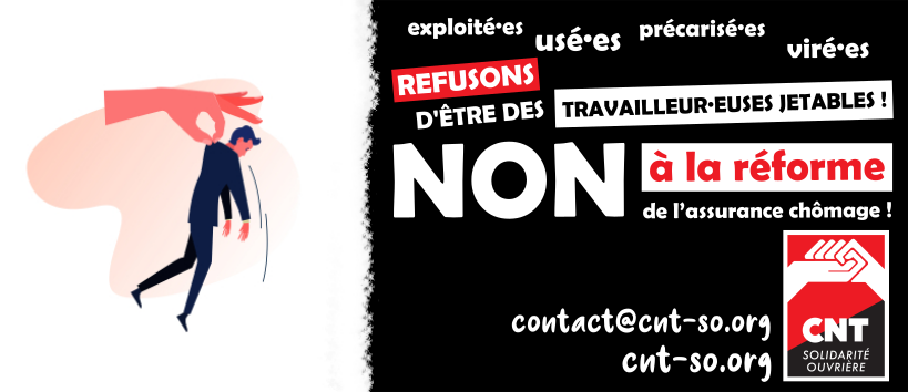 Guerre au chômage, pas aux chômeurs ! Campagne de la CNT-SO 66