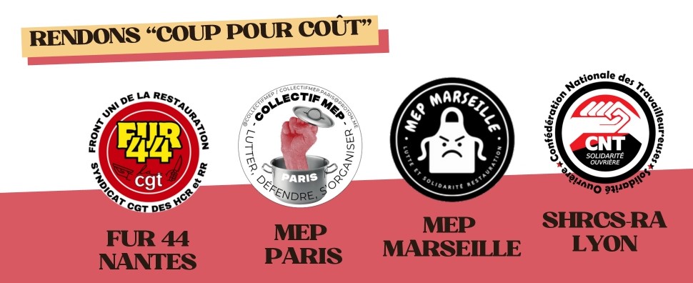 Rendons "coup pour coût !" Tribune unitaire Restauration