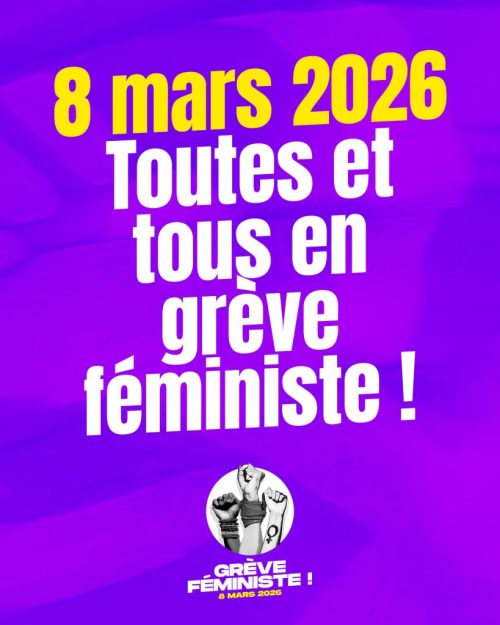 GREVE FEMINISTE - 08 mars 2026 - Appel unitaire