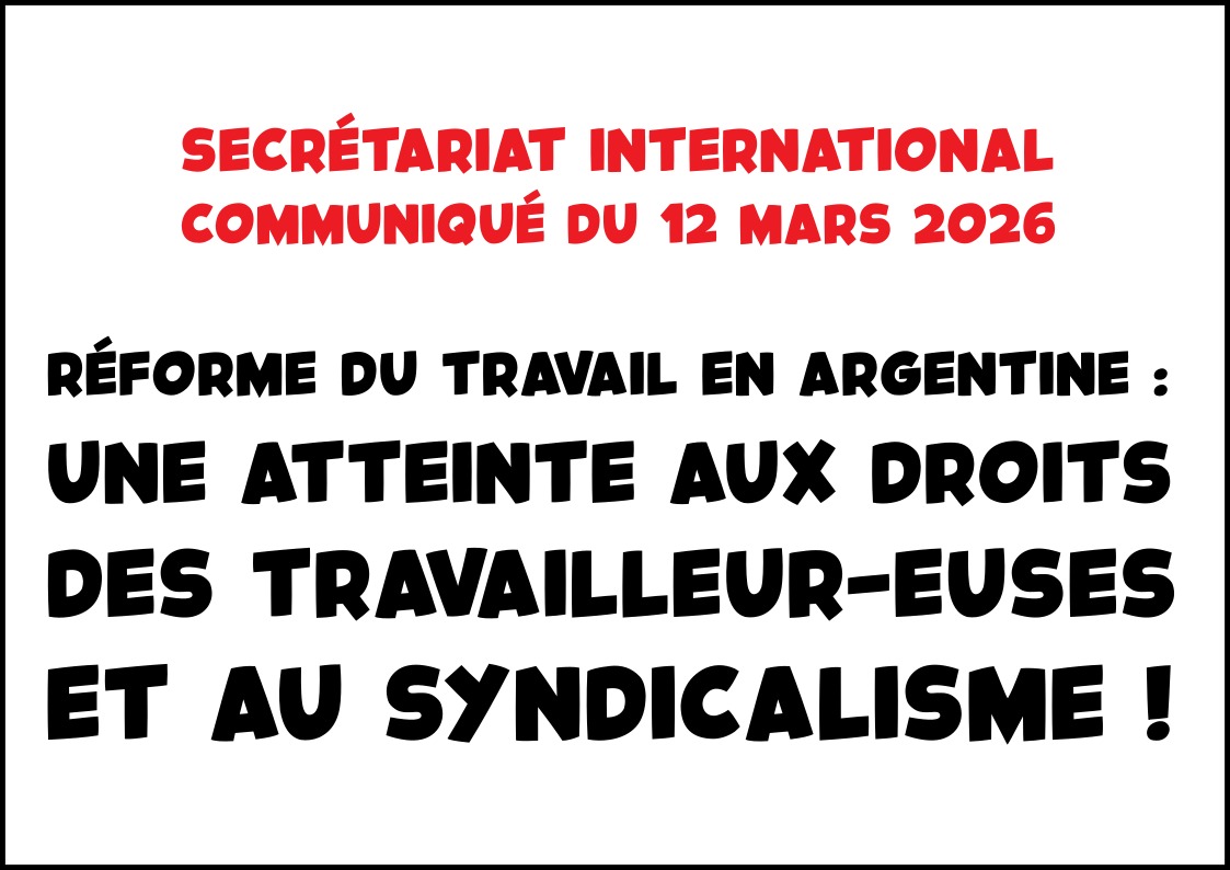 Le gouvernement Milei s'attaque aux droits des travailleur-euses d'Argentine !