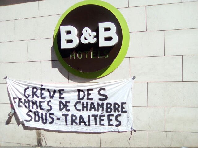 Mouvement de grève reconductible des femmes de chambre de l'hôtel B&B Joliette