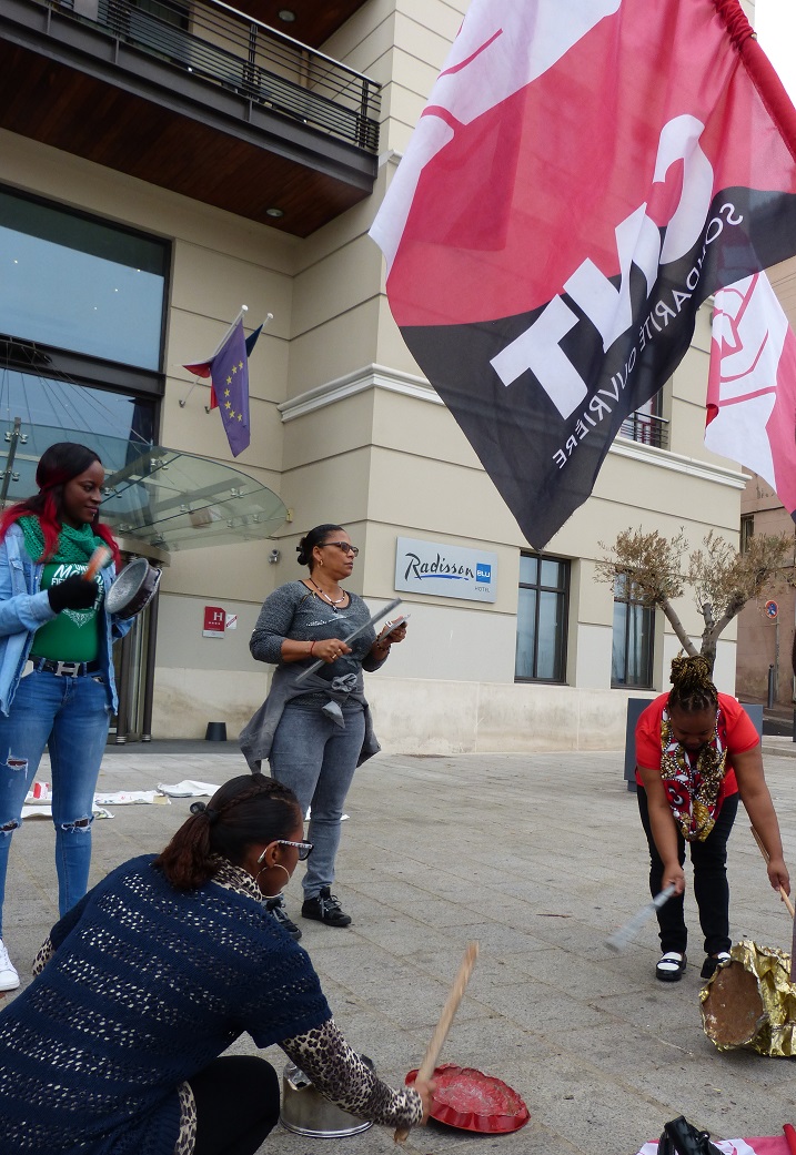 Hôtel Radisson Blu Vieux-port : le "mouvement des femmes de chambre et équipiers" réussit la passe de 5 !