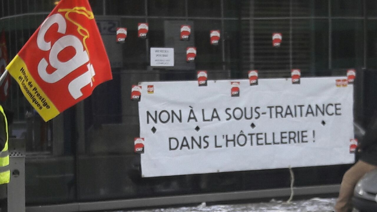 Double mobilisation contre la sous-traitance hôtelière, vendredi 01/12