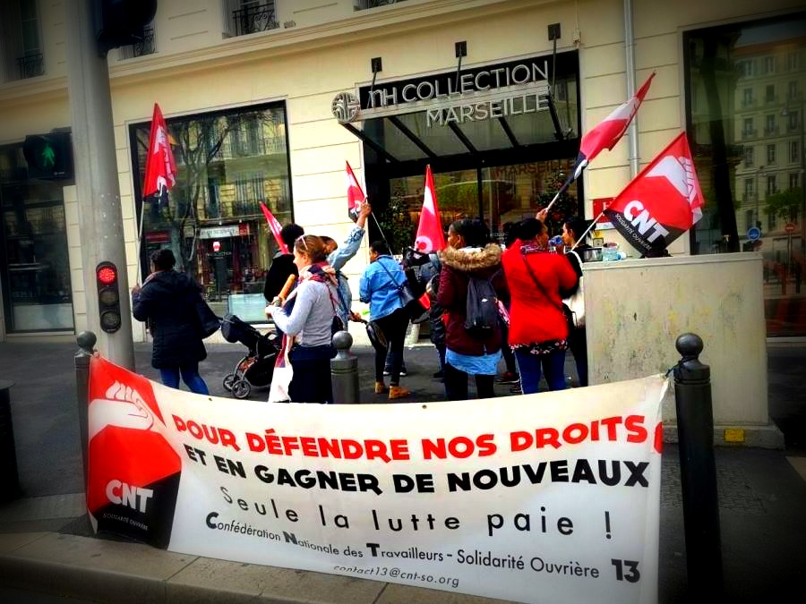 Grève des personnels sous-traités au NH Collection de Marseille - Appel à soutien !