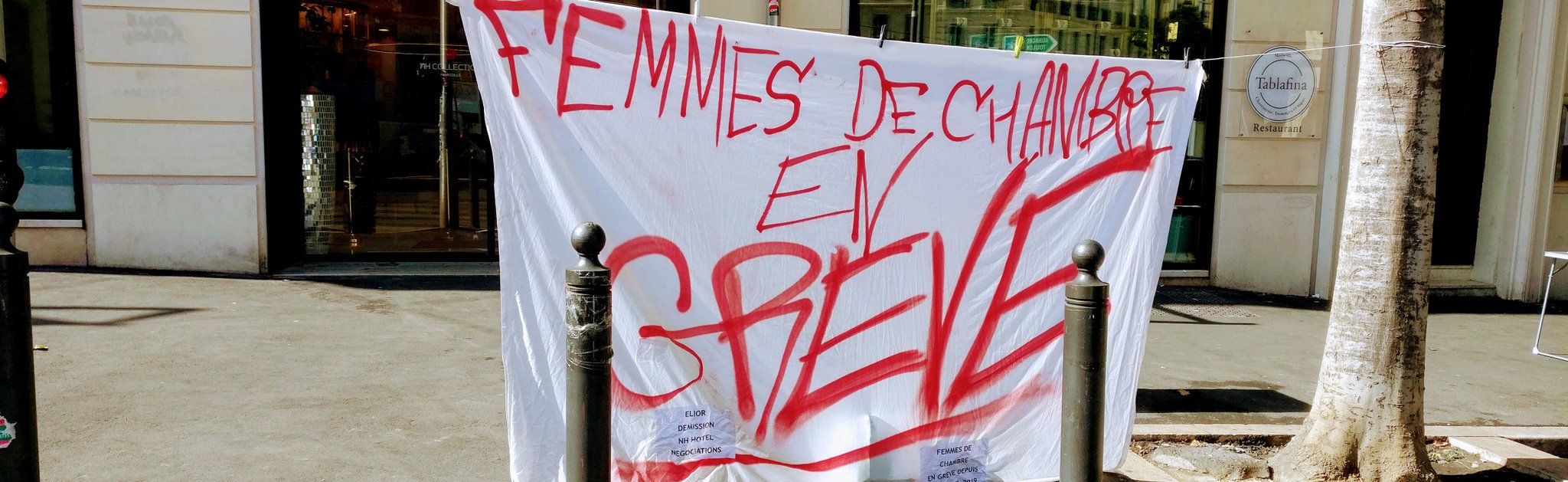 Mobilisation de soutien aux luttes des femmes de chambre !