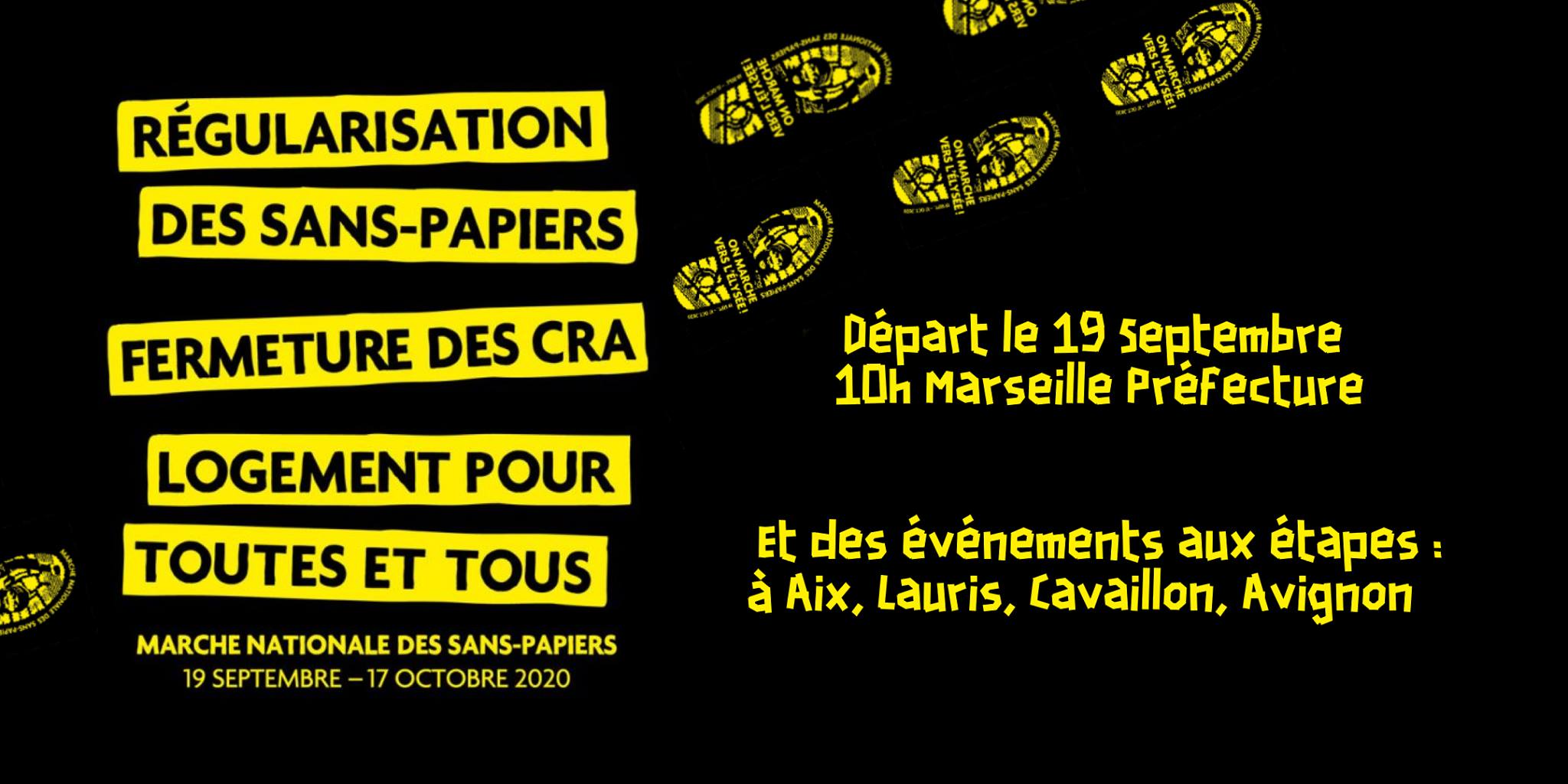 Sans-papiers : la marche des solidarités part de Marseille, le 19 septembre