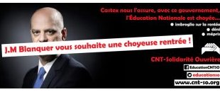 Education : J. M Blanquer vous souhaite une choyeuse rentrée !