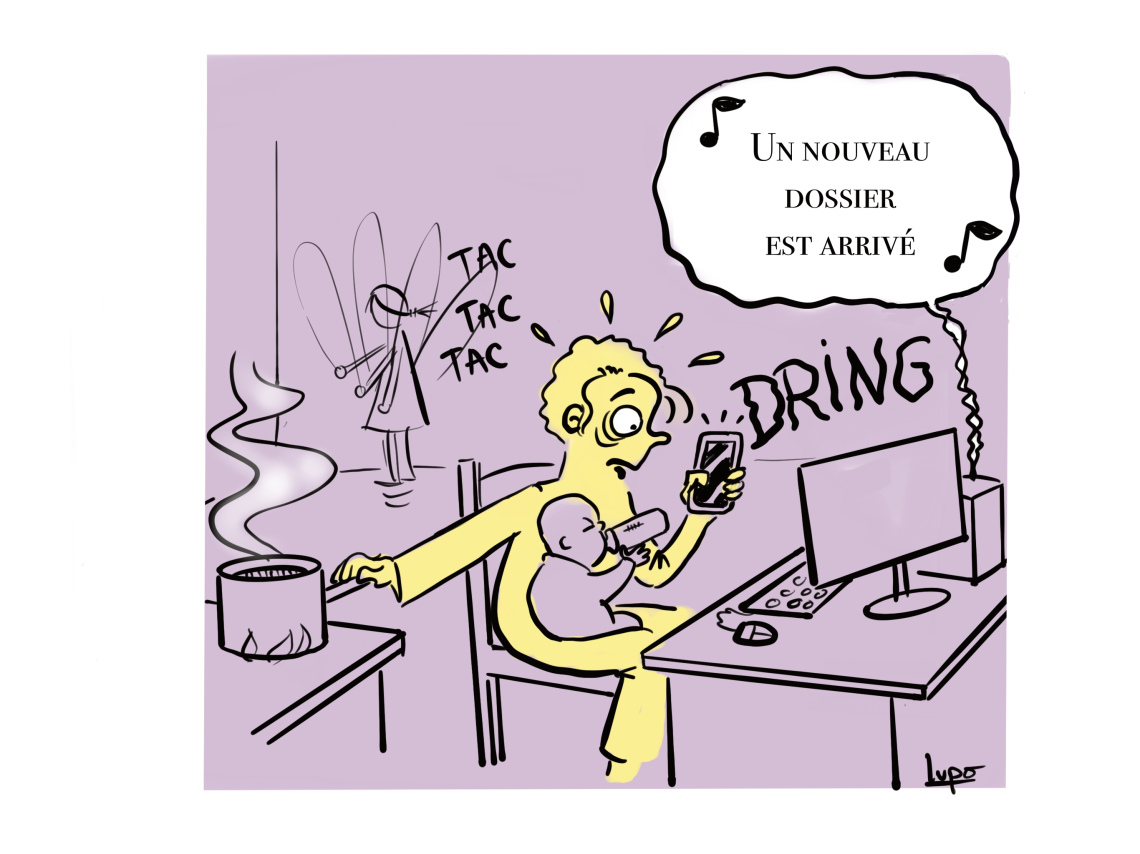 STOP AU CUMUL TÉLÉ-TRAVAIL / GARDE D'ENFANT !