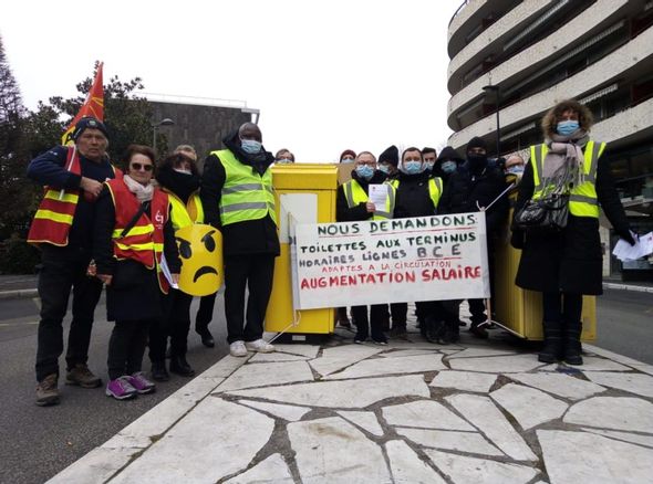 Grève des bus à Vichy
