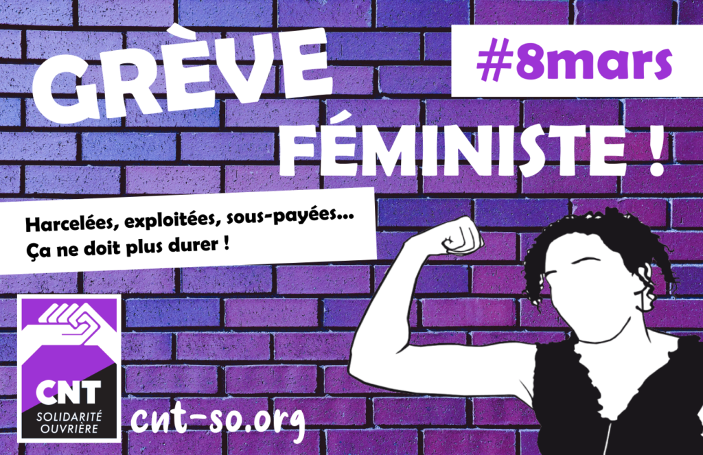 08 mars : journée internationale de lutte pour les droits des femmes !