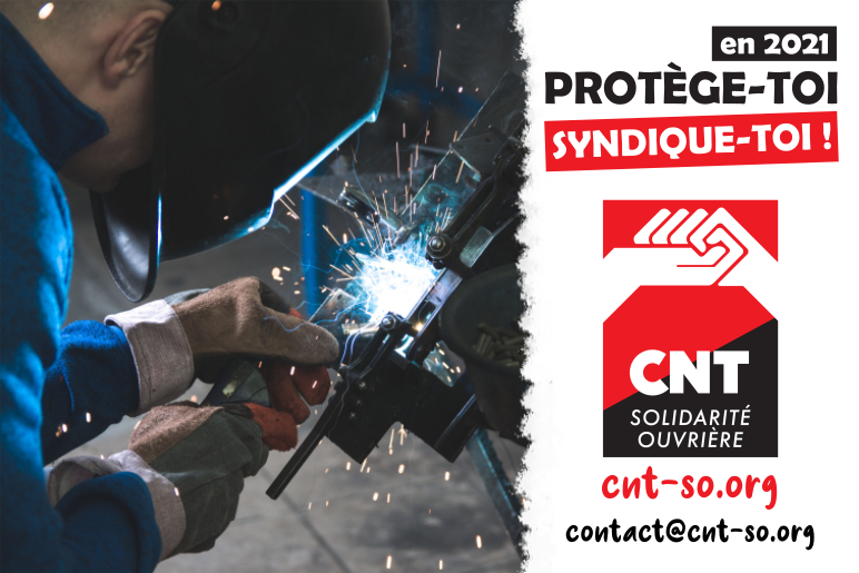 Dans l’industrie, on s’organise avec la CNT-SO !