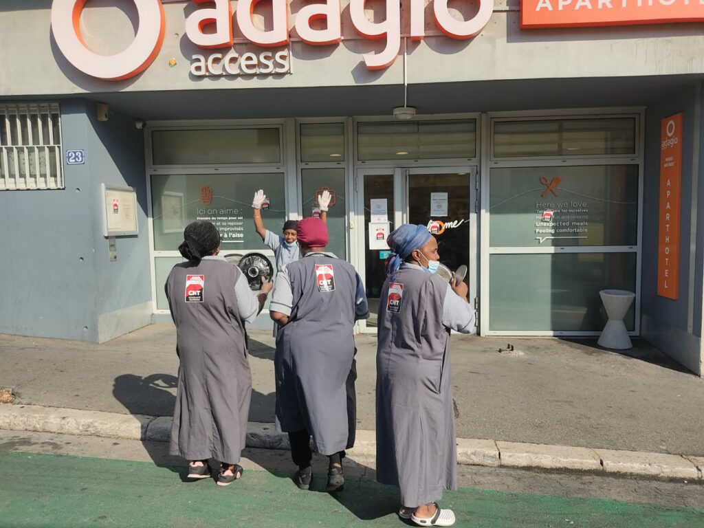 Grève gagnante pour les femmes de chambre et gouvernantes des hôtels Adagio de Marseille
