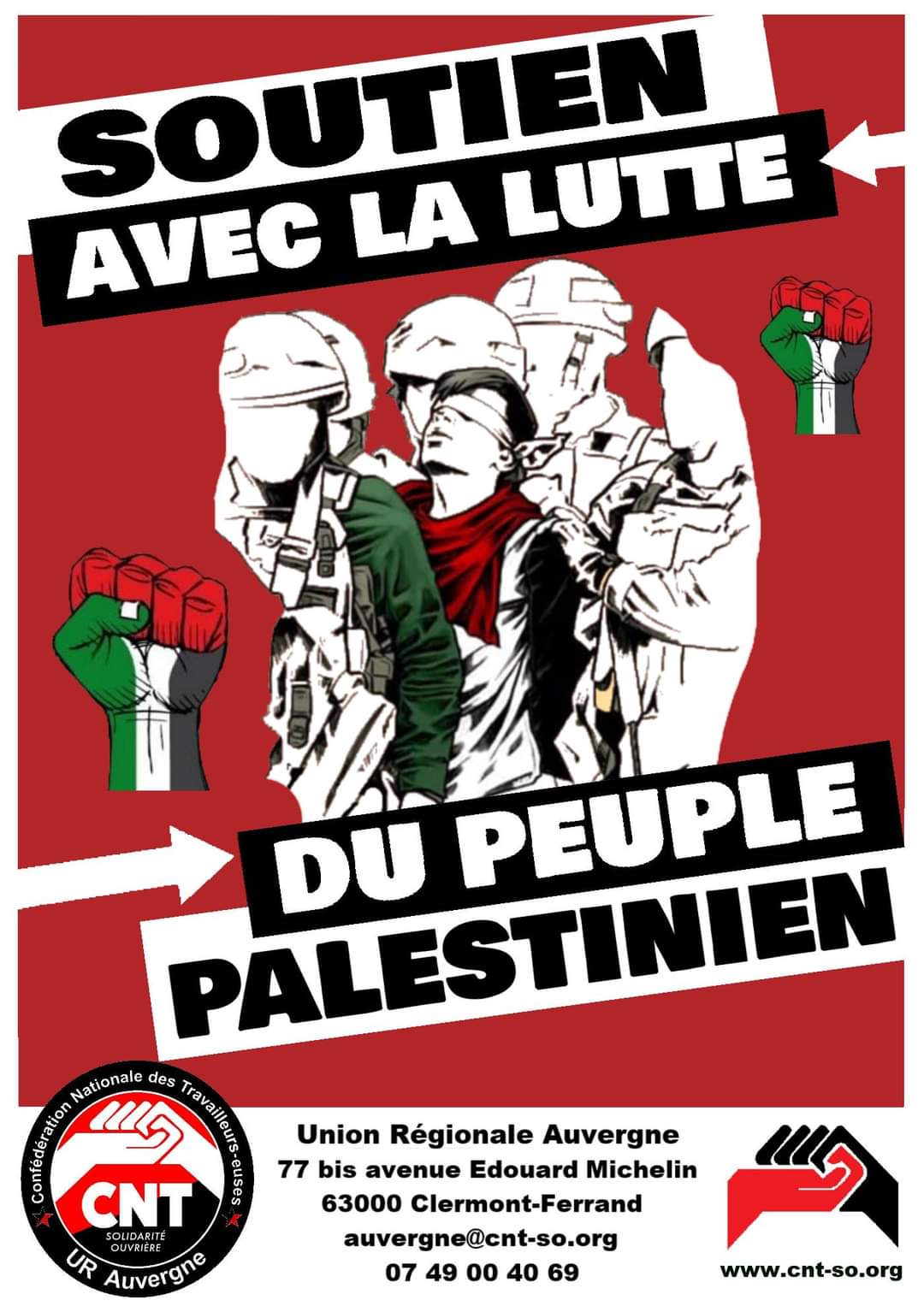 Soutien à la lutte du peuple palestinien