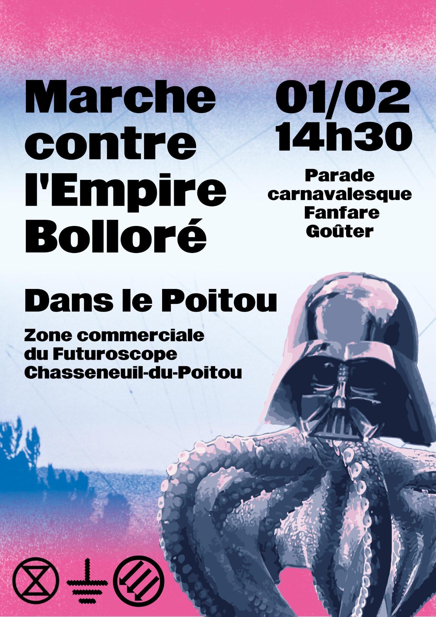 Contre l'extrême-droite, manifestation à Chasseneuil-du-Poitou le 1er février.